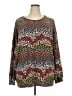 Assorted Brands Animal Print Brown Pullover Sweater Size 2X (estimated) - photo 1