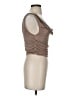 Almost Famous Tan Sleeveless Blouse Size S - photo 4