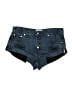 One by One Teaspoon 100% Cotton Blue Denim Shorts Size 28 waist - photo 1