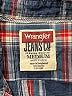 Wrangler Jeans Co 100% Cotton Plaid Blue Long Sleeve Button-Down Shirt Size M (kids) - photo 3