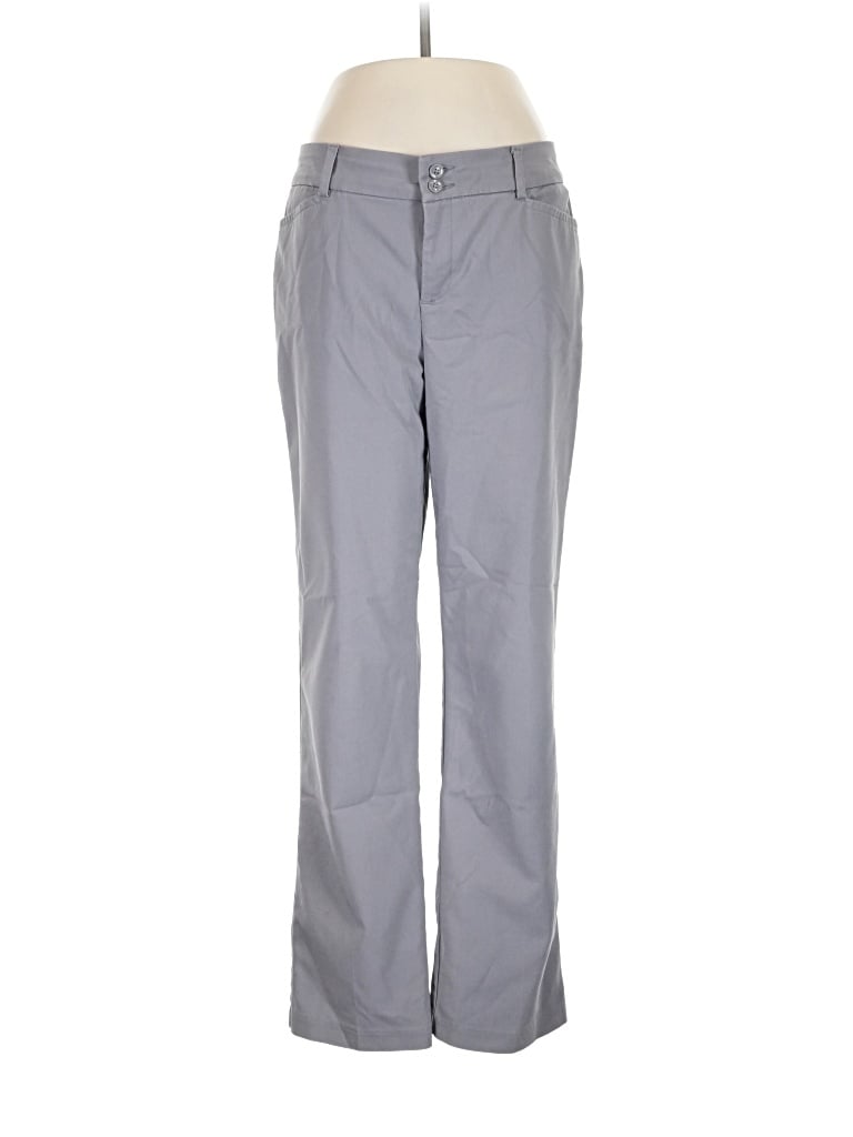 Pre-owned Lee Casual Pants In Gray