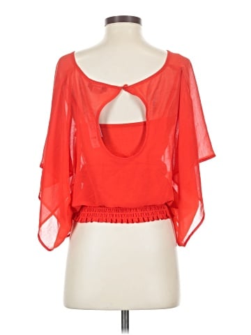 Bebe Short Sleeve Blouse (view 2)