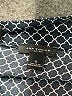 Ann Taylor 100% Polyester Polka Dots Stripes Blue Black Long Sleeve Blouse Size 8 - photo 7