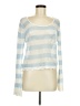 Francesca's Blue Long Sleeve Top Size M - photo 1