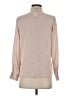 LILYSILK Tan Long Sleeve Silk Top Size S - photo 2
