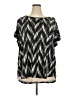 AUW Chevron-herringbone Black Short Sleeve T-Shirt Size 3X - photo 1