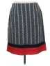 Talbots Chevron-herringbone Gray Casual Skirt Size 8 - photo 2