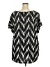 AUW Chevron-herringbone Black Short Sleeve T-Shirt Size 3X - photo 2