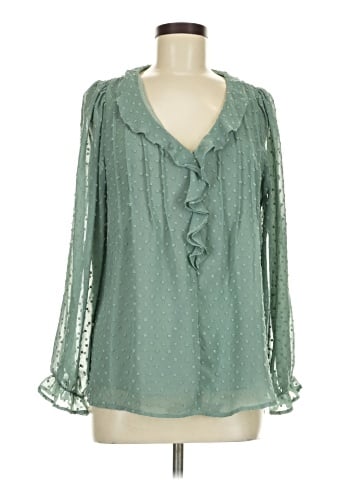 Simplee Long Sleeve Blouse (view 1)
