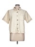 Velvet Heart 100% Cotton Ivory Short Sleeve Blouse Size L - photo 1