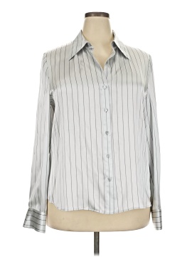 Ellen Tracy Long Sleeve Silk Top