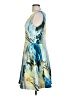 Taylor Print Blue Cocktail Dress Size 10 - photo 5