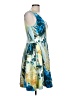 Taylor Print Blue Cocktail Dress Size 10 - photo 4