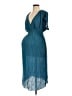 Hatch Teal Cocktail Dress Size Lg Maternity (3) - photo 1