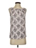 Boden 100% Viscose Purple Gray Sleeveless Blouse Size 4 - photo 1