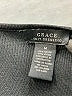 Grace Black Long Sleeve Top Size M - photo 7