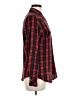 Angie 100% Cotton Plaid Red Long Sleeve Button-Down Shirt Size M - photo 4