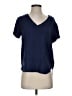 Cloth & Stone 100% Rayon Blue Short Sleeve Top Size S - photo 1