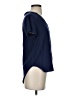 Cloth & Stone 100% Rayon Blue Short Sleeve Top Size S - photo 4