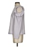 Aqua 100% Polyester Gray Long Sleeve Blouse Size S - photo 5