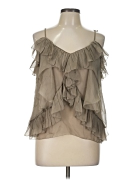 Robert Rodriguez Sleeveless Silk Top