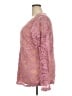 Torrid Pink Long Sleeve Blouse Size 3X Plus (3) - photo 5