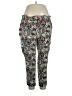 Ann Taylor LOFT Floral Blue Casual Pants Size XL - photo 1