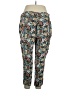 Ann Taylor LOFT Floral Blue Casual Pants Size XL - photo 2