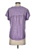Pilcro 100% Cotton Purple Short Sleeve Top Size S - photo 2