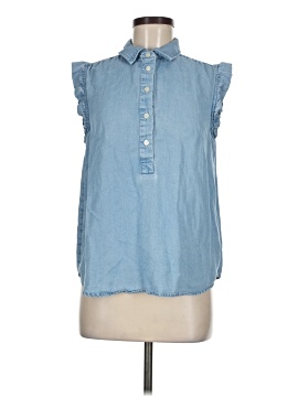 Ann Taylor Loft Sleeveless Button Down Shirt