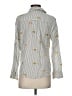 Rails 100% Rayon Print Silver Long Sleeve Button-Down Shirt Size S - photo 2