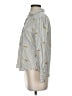 Rails 100% Rayon Print Silver Long Sleeve Button-Down Shirt Size S - photo 5