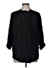 Nine West Black 3/4 Sleeve Button-Down Shirt Size M - photo 1