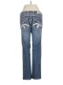 Hydraulic 100% Cotton Hearts Silver Jeans Size 26 waist - photo 2
