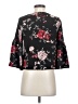 Justify Black 3/4 Sleeve Blouse Size XS - photo 2