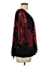 North Style 100% Polyester Burgundy 3/4 Sleeve Blouse Size L - photo 4