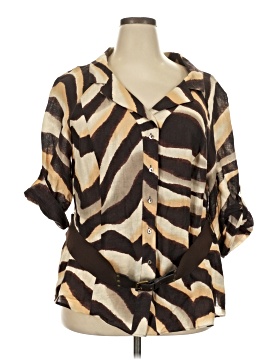 Lafayette 148 New York 3/4 Sleeve Blouse (view 1)