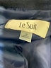 Le Suit 100% Polyester Blue Blazer Size 16 - photo 6