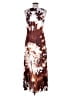 Unbranded 100% Polyester Tie-dye Brown Casual Dress Size S - photo 2