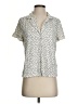 Amazon Essentials Polka Dots Ivory Short Sleeve Blouse Size S - photo 1