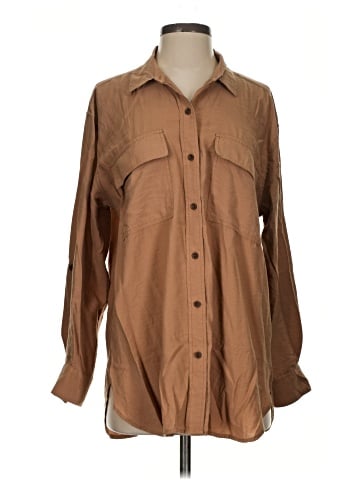 Banana Republic Factory Store Long Sleeve Button-Down Shirt (view 1)