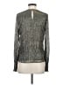 Banana Republic Metallic Silver Long Sleeve Top Size S - photo 2