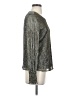 Banana Republic Metallic Silver Long Sleeve Top Size S - photo 4