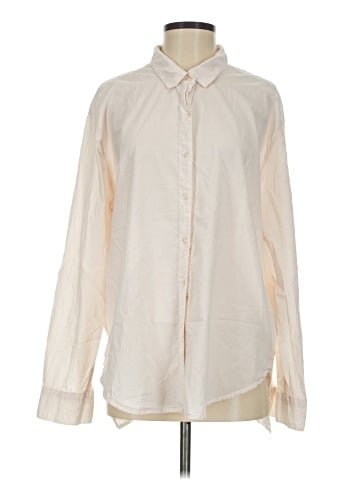 James Perse Long Sleeve Button-Down Shirt (view 1)