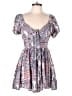 Angie 100% Rayon Paisley Multi Color Blue Romper Size L - photo 1
