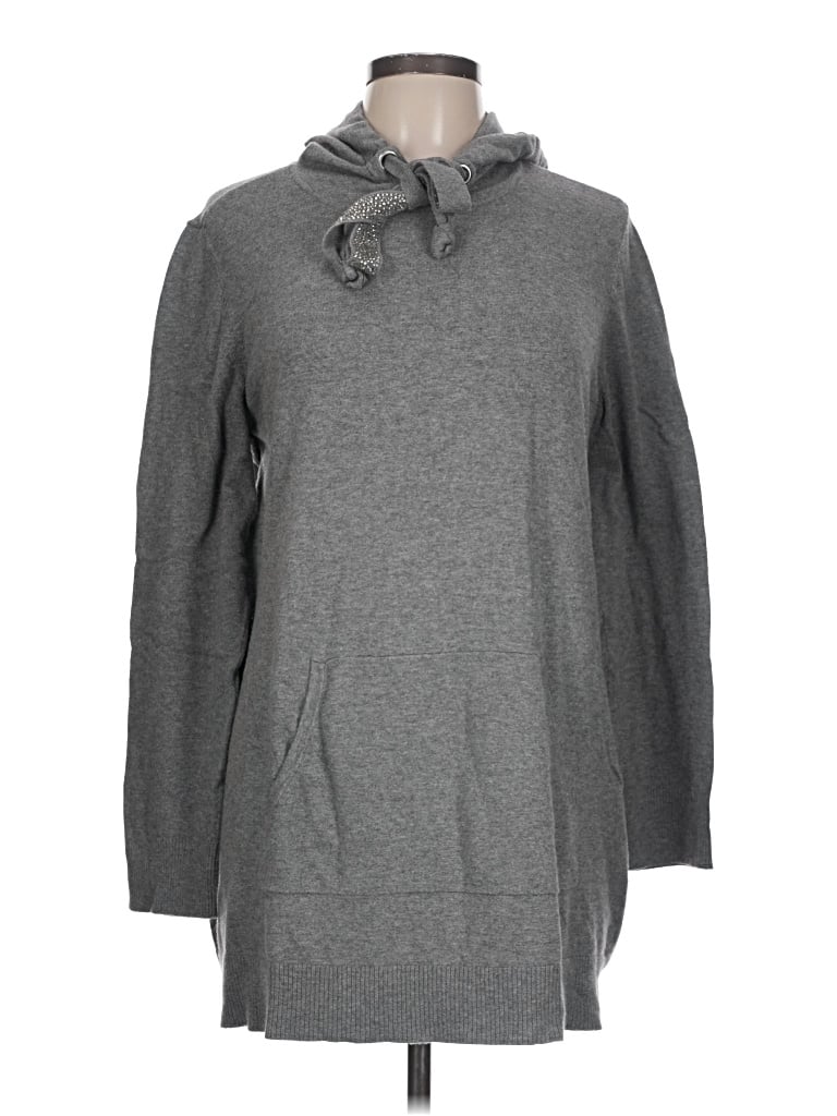 Pre-owned Zenergy By Chico's Sweatshirt In Gray