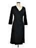 Lands' End Solid Black Cocktail Dress Size 8 - photo 1