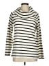 Talbots Stripes Ivory Turtleneck Sweater Size M - photo 1