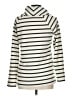 Talbots Stripes Ivory Turtleneck Sweater Size M - photo 2
