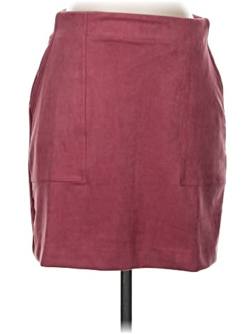 Banana Republic Faux Leather Skirt (view 1)
